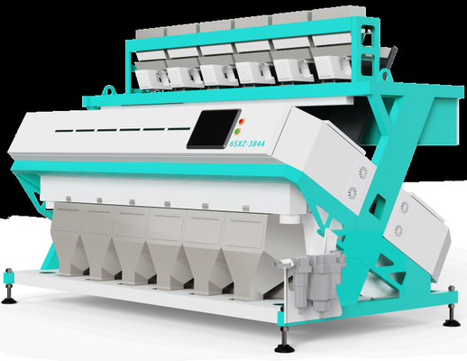 SSS low price high output 6 chute  Color Sorter Machine for maize/corn/ wheat/rice /beans/grains process line