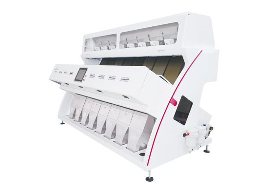 High Sorting Accuracy Rate High Output 8 Chute  Color Sorter Machine For Maize / Corn / Wheat / Beans / Grains Product Line