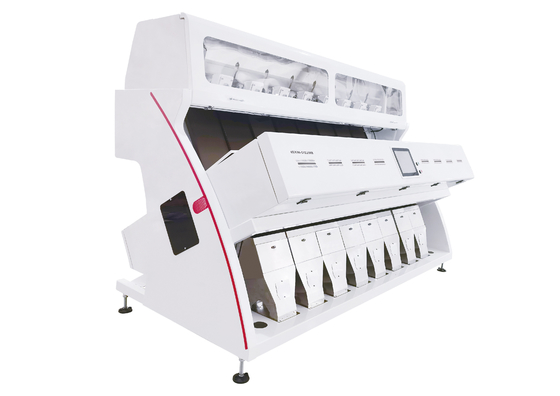 High Sorting Accuracy Rate High Output 8 Chute  Color Sorter Machine For Maize / Corn / Wheat / Beans / Grains Product Line