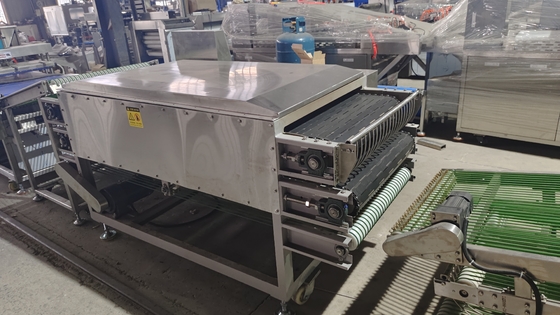 Small Automatic Tortilla Making Machine Gas Oven 1400pcs per hour