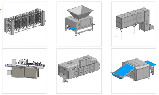 Food Industry Tortilla Production Line with 304 Stainless Steel and Pressure Range of 0.7MPA-1.0MPA
