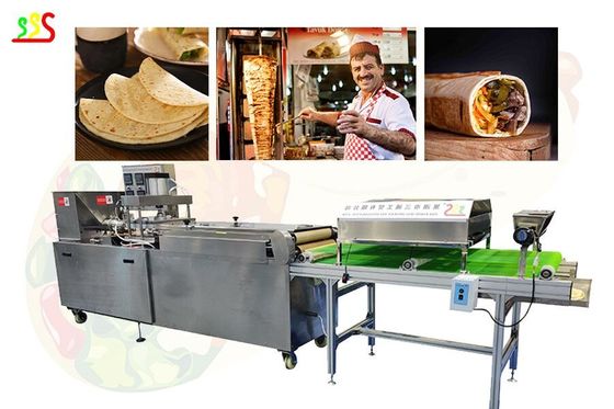 Capacity Commercial Tortilla Machine 700-3000pcs/Hour 1-4 Dough Heads