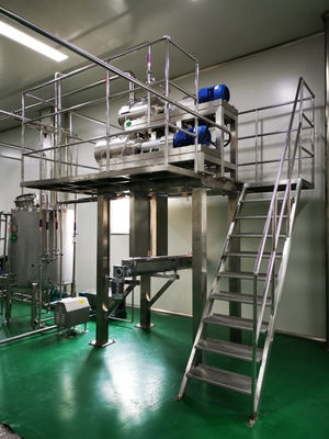 Produktionslinie für frisches Apfelpüree und -paste Aseptische Verpackung 2 t/h Eingang