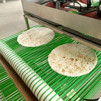 Chrome Plated Temperature Controlled Tortilla Production Line PLC Tortilla Roller Machine