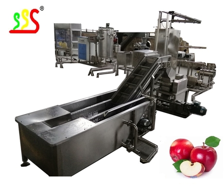Easy Operate Electric Mango Juice Production Line 2.2KW - 4KW