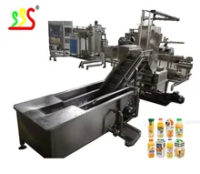 PLC Control Fruit Vegetable Processing Line With Drying Method 1 - 5t/H Capacity