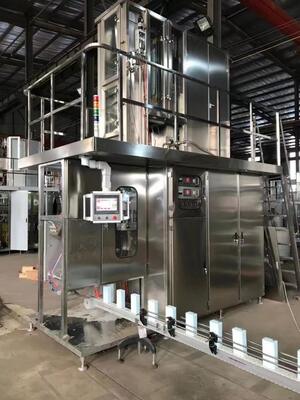 Aseptic Carton Filling Vertical Packing Machine mit PLC Touch Screen