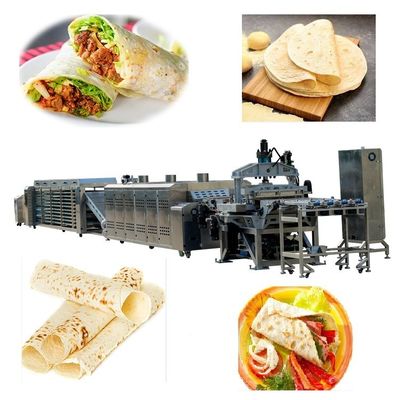 Food Industry Adjustable Corn Tortilla Maker Machine Stainless Steel