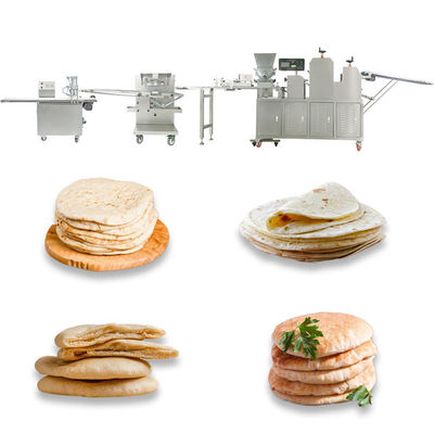 Dia 18Cm PLC Operation Pita Bread Making Machine 304 Steel Material