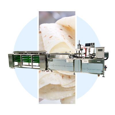 Silver Electric Tortilla Maker Single-row Design for Fast and Consistent Tortilla Production